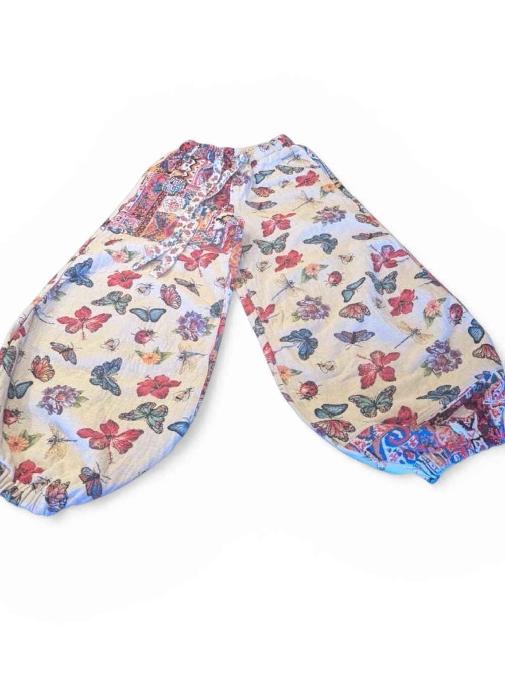 POL Flutterbloom Pants - Cream Multi, Size Small - Picture 13 of 14